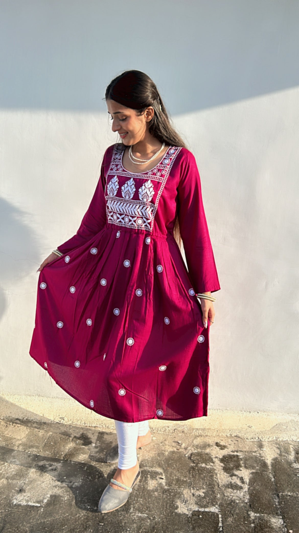 Hoor Chikankari Anarkali